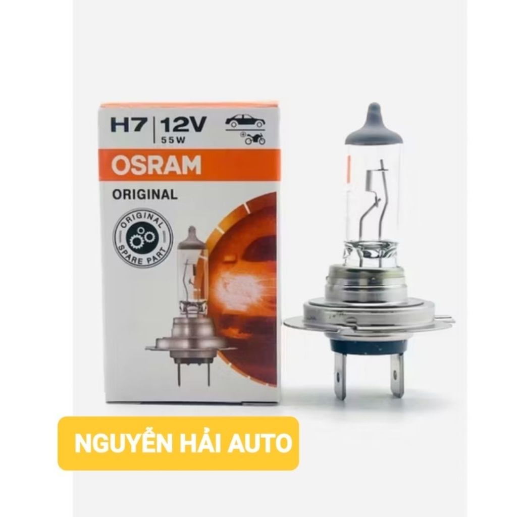 [CHÍNH HÃNG] Bóng Đèn Halogen OSRAM Original H7/12V/55W - MADE IN Germany