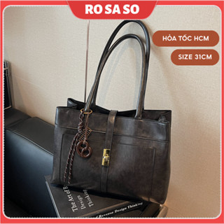 Túi Xách Nữ ROSASO TX60 - Túi Đeo Vai Có Khóa Kéo Sang Trọng Kích Thước 31cm