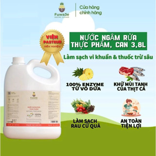  Nước Ngâm Rửa Rau Củ Fuwa3e 3,8L – Hữu Cơ từ vỏ Dứa khử sạch hóa chất & thuốc trừ sâu – An toàn cho bé & cả nhà 