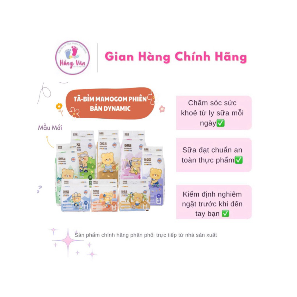 {Hot} Bỉm Mamogom DYNAMIC siêu mềm mỏng (mamogom mẫu mới)