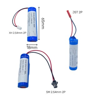 Pin Đèn Exit 3.7V có mạch Bảo vệ 1S3A kèm Jack nguồn (SM - JST - XH 2.54mm - PH 2.0mm)