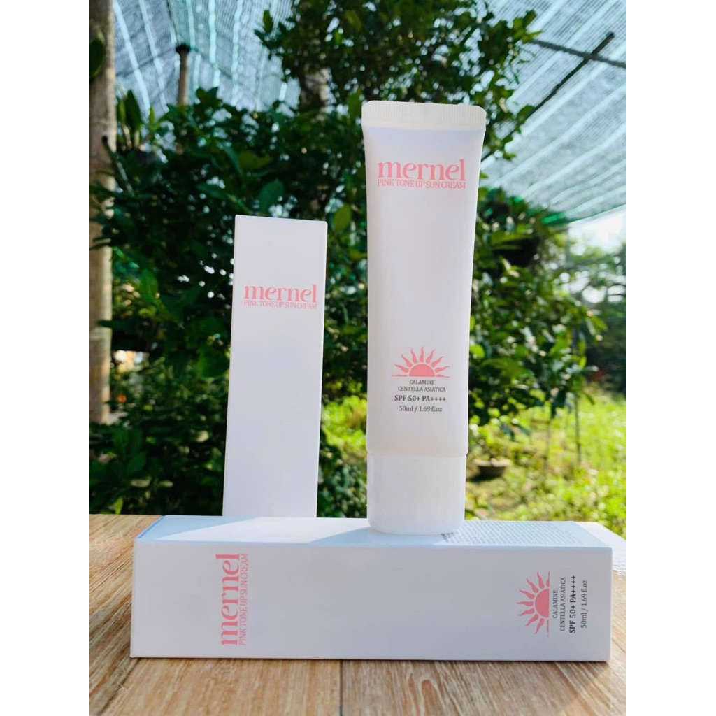 Kem chống nắng Mernel phổ rộng 3in1 chống nắng, nâng tone, dưỡng da SPF50+PA++++  - Nhập khẩu từ Hàn