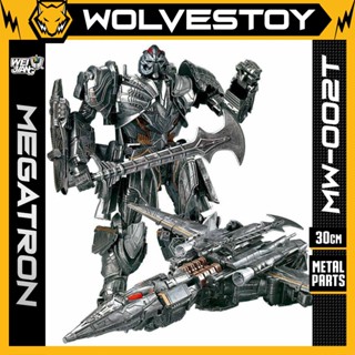  Mô Hình Weijiang Megatron MW-002T   MW-001 The Last Knight Robot Biến Hình Máy Bay Chiến Đấu 30cm 