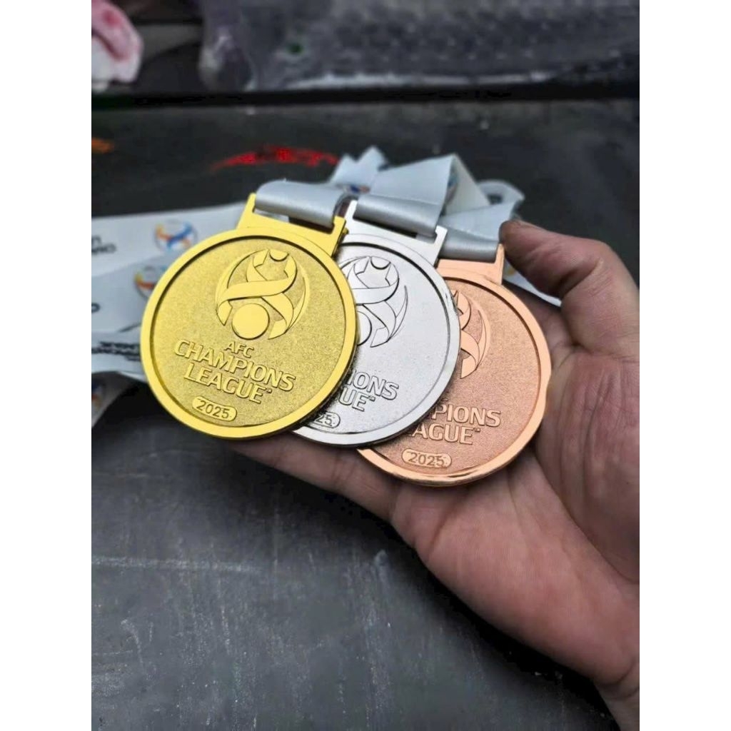 Huy chương bóng đá kim loại cao cấp AFC Champions League C1 châu Á 2025-26