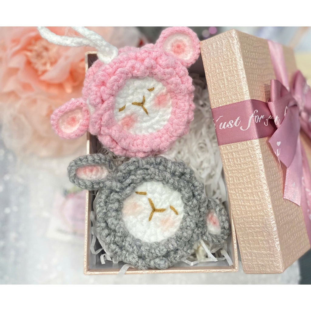 Vỏ đựng tai nghe AirPod hình cừu len handmade dễ thương – Case móc len mini đựng son, phụ kiện nhỏ x