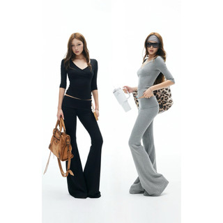 • Sarah pants - Quần ống loe, quần ống loe cạp thấp, quần loe tôn dáng cạp thấp