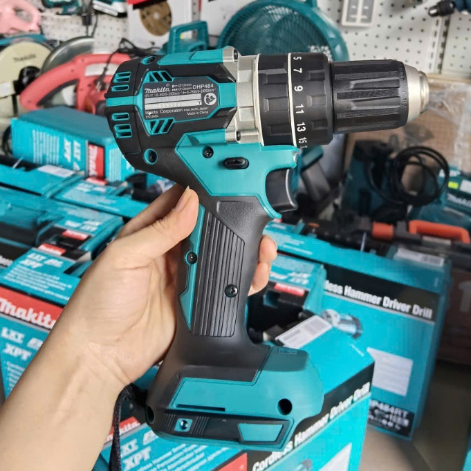 DHP484 Máy Khoan Pin 3 Chức Năng Không Chổi Than Lực 54Nm Chính Hãng Makita Việt Nam DHP484RT