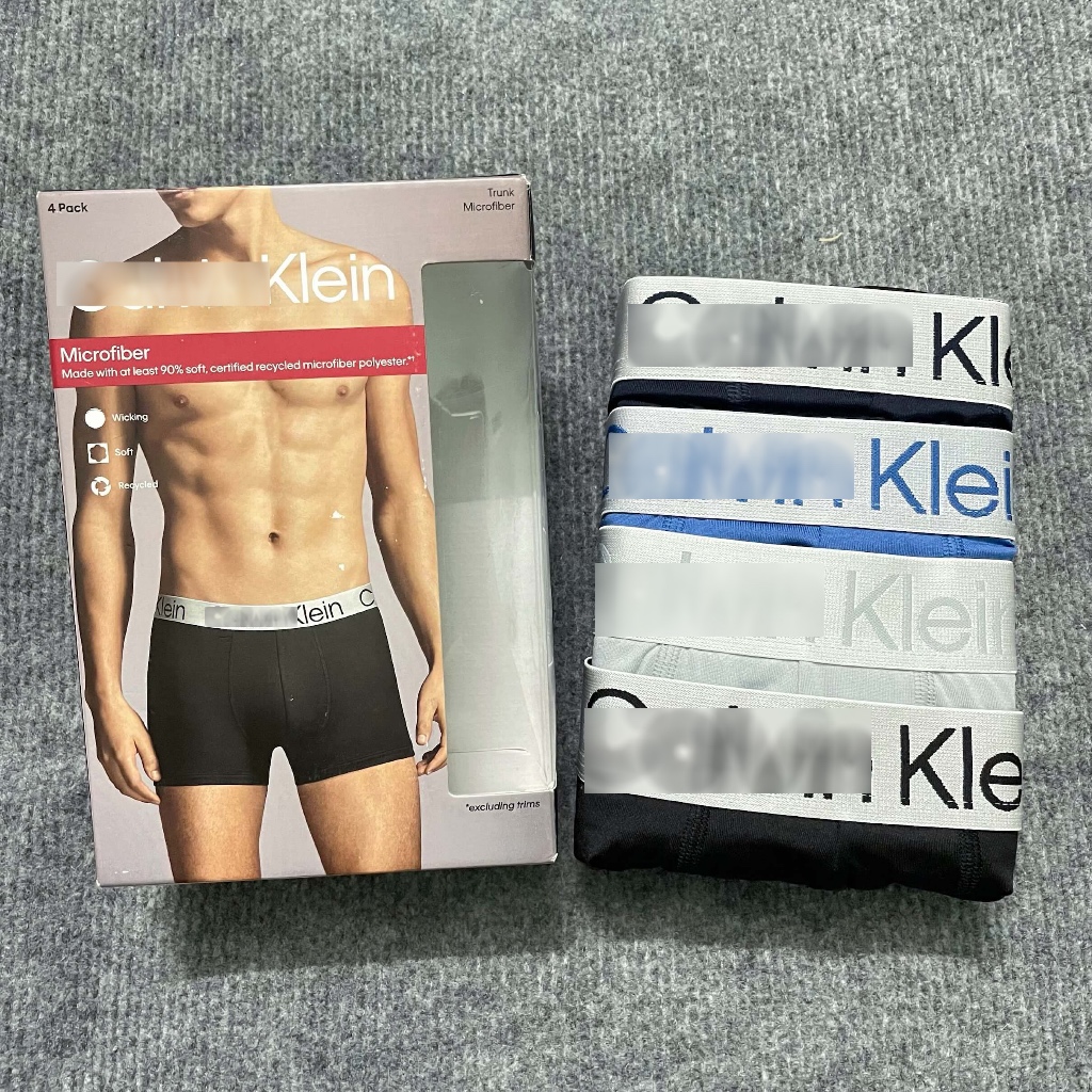 [Chính Hãng] Che Logo-Quần Boxer Nam Pack 3 - Lót Tứ Giác CJ MICRO.FIBER COTTON Trunk Thương Hiệu