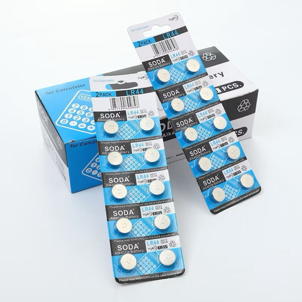 Pin Cúc Áo Vỉ 10 Viên LR44/AG13 LR41/AG3