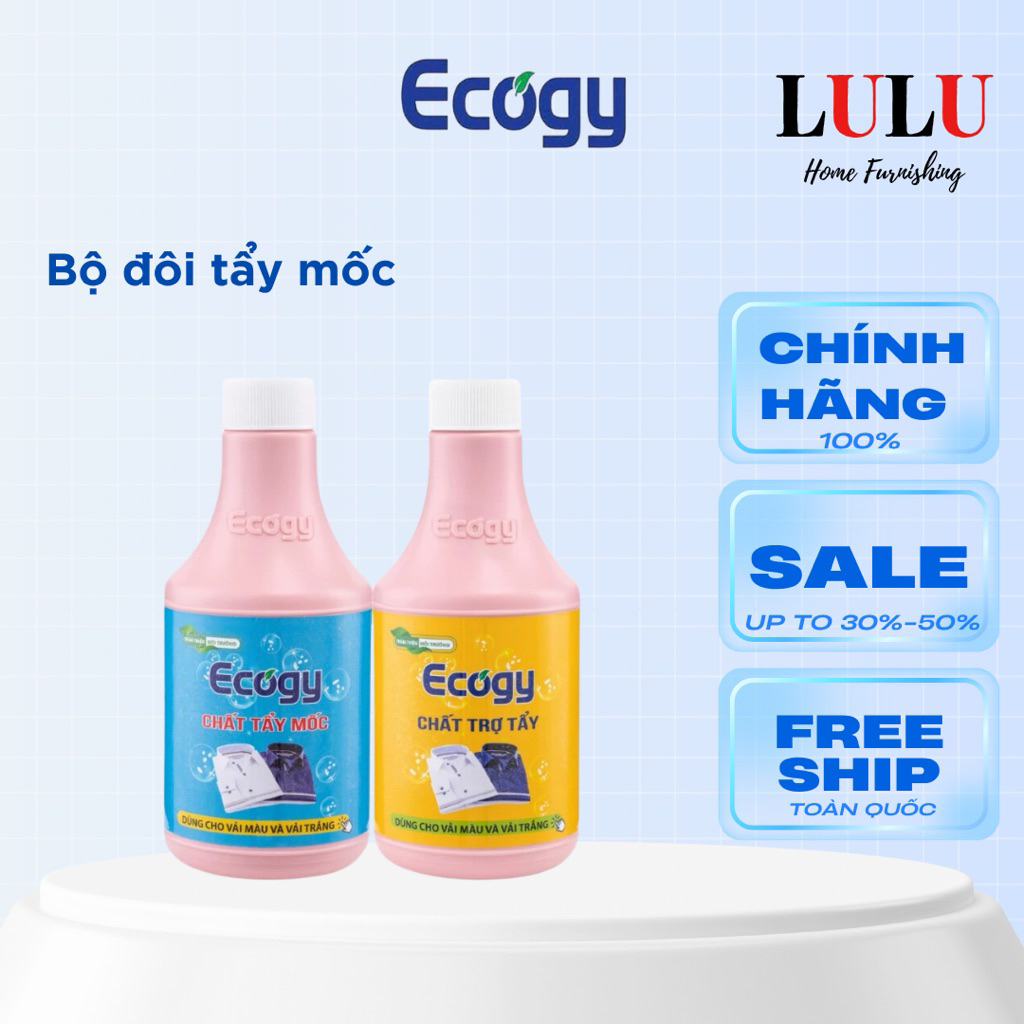 𝗧𝗮̂̉𝘆 𝗺𝗼̂́𝗰 siêu sạch Ecogy, hỗ trợ tẩy mốc, thâm kim, nhựa chuối và một số vết bẩn khác
