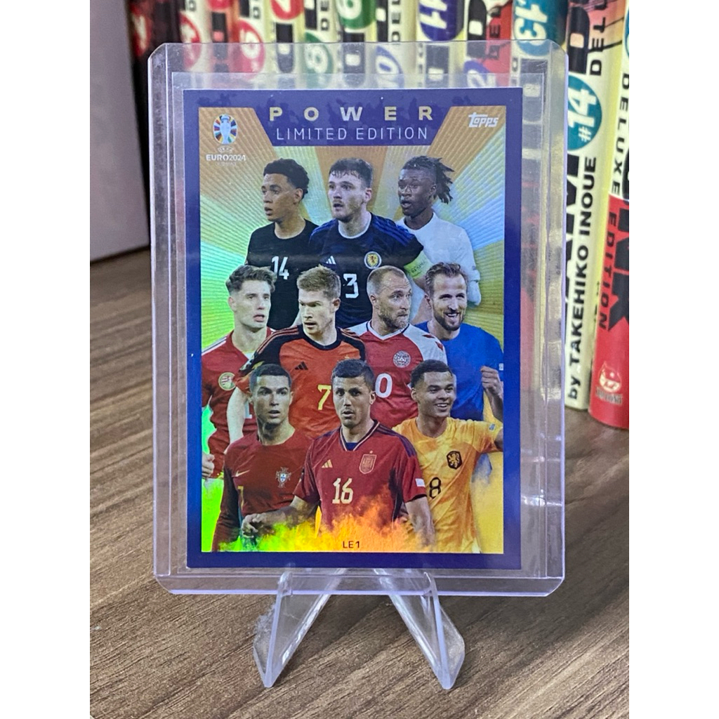Thẻ Bóng Đá Cristiano Ronaldo Match Attax Euro 2024 POWER LIMITED EDITION #LE1