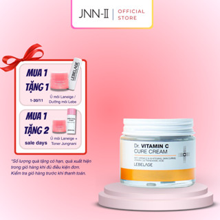  Kem dưỡng trắng da mặt Lebelage Dr. Vitamin C Cream cấp ẩm trắng da mờ thâm giảm sạm nám Vitamin C Hàn Quốc 70ml Jnn2 