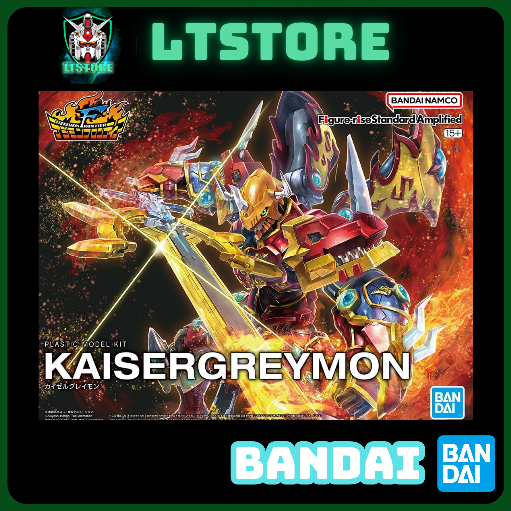 [CÓ SẴN] Mô hình lắp ráp Figure Rise Standard Amplified DIGIMON KaiserGreymon - Chính hãng bandai