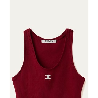 ELEVEN - Áo nữ Tank Top Mono Logo - màu Đỏ