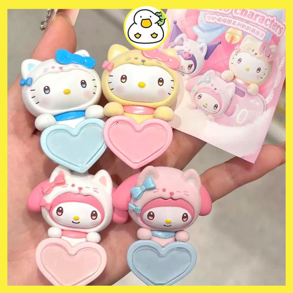 (Có sẵn) Hipper Sanrio - Hello kitty, My Melody, Kuromi hình trái tim Miniso