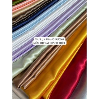 VẢI LỤA TRÁNG GƯƠNG BẢNG MÀU 2 - HÀNG CAO CẤP – MAY ÁO DÀI, VÁY ĐẦM, ÁO KIỂU SANG TRỌNG