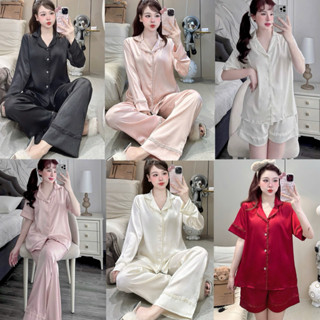   DEAL MỞ BÁN  Bộ Đồ Ngủ Nữ JUSOKA Pijama Lụa Latin Cao Cấp Mềm Mại Siêu Xinh Dễ Thương Dành Cho Nữ LT22 