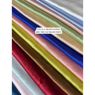 VẢI LỤA TRÁNG GƯƠNG BẢNG MÀU 2 - HÀNG CAO CẤP – MAY ÁO DÀI, VÁY ĐẦM, ÁO KIỂU SANG TRỌNG