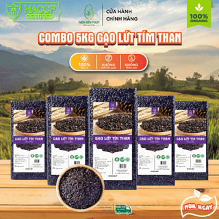  Gạo Lứt Tím Than Điện Biên Combo 5kg 