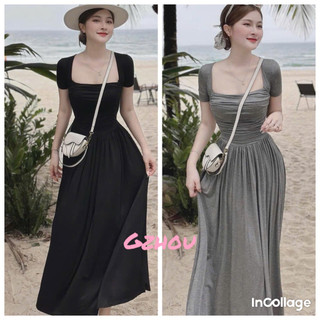 Đầm body dài cánh tiên , đầm thun maxi tay cánh tiên💋💋💋910n oi