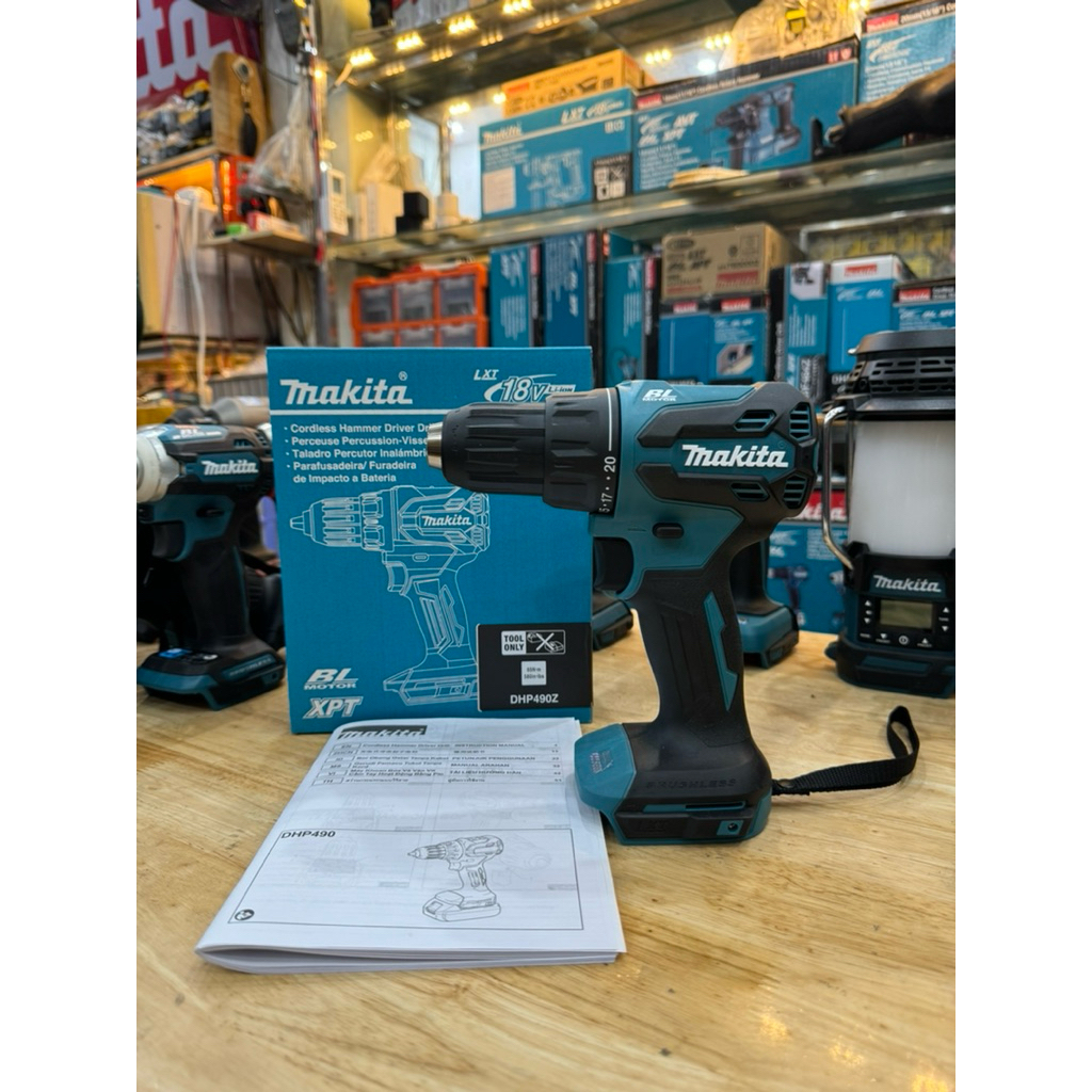 Máy khoan động lực dùng pin 18V Makita DHP490Z (Chưa Pin Sạc)