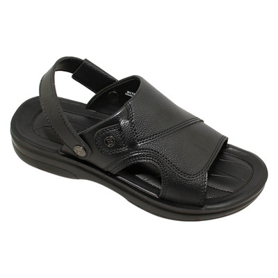 Sandal đế bằng nam Bita's SUM.134 (Đen + Nâu + Vàng bò)