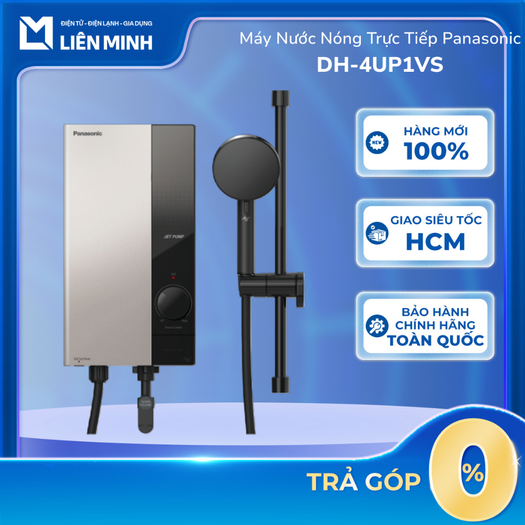 DH-4UP1VS / DH-4UP1VW - Máy Nước Nóng Trực Tiếp Panasonic - 4500W | Có Bơm [GIÁ MÁY][Giao Toàn Quốc]