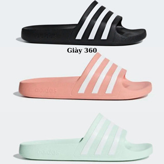  dép quai ngang đúc nguyên khối 3 sọc nam nữ,dép nữ adidas chống trơn trượt ful box-giay360 