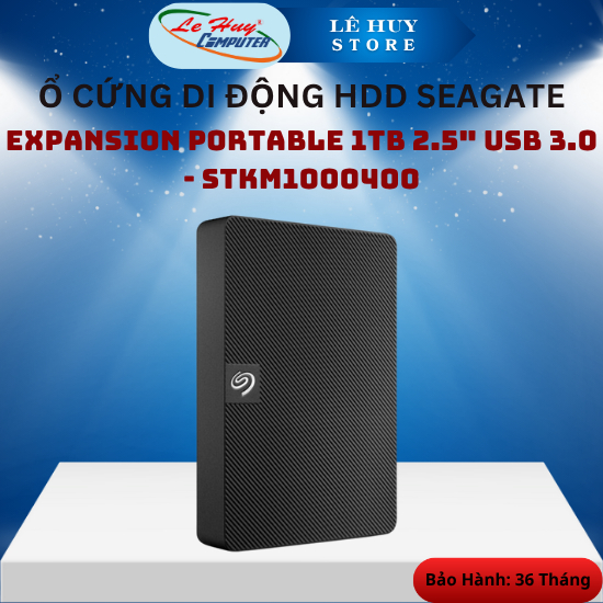 Ổ Cứng Di Động HDD Seagate Expansion Portable 1TB/2TB/4TB/5TB  2.5" USB 3.0 - Hàng Chính Hãng