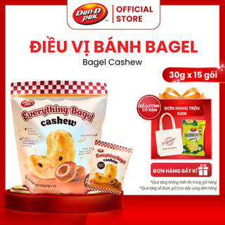 Điều Vị Bánh Bagel Nhập Khẩu Dan D Pak I Bagel Cashew I 450g (15 gói x 30g)