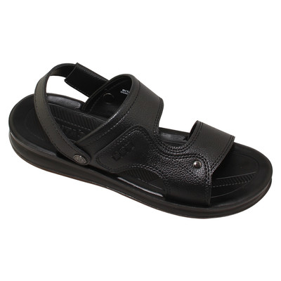 Sandal đế bằng nam Bita's SUM.135 (Đen + Nâu + Vàng bò)