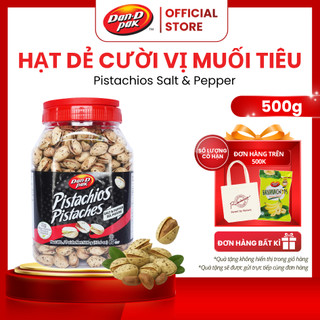Hạt Dẻ Cười Vị Muối Tiêu Dan - D Pak I Pistachio Salt and Pepper I 500g