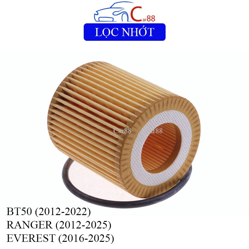 (251) Lọc Nhớt Động Cơ Lọc Dầu Máy Xe Ranger (12-24), BT50 (12-22), Everest(16-24) (BB3Q6744BA/JU2Z6