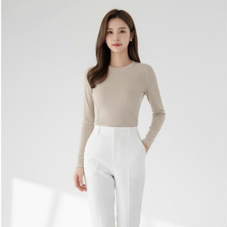  Áo thun giữ nhiệt nữ Format 10005194   Warmmax Premium bấu ly trang trí 