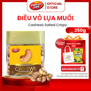 Hạt Điều Vỏ Lụa Muối Tự Nhiên Việt Nam Dan D Pak I Cashews Salted Crispy I 250g