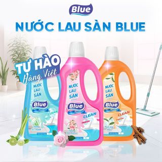  Nước Lau Sàn Blue Hàn Quốc chai 1L Chính hãng - Hương sả chanh Hoa Bianca Hương Quế 