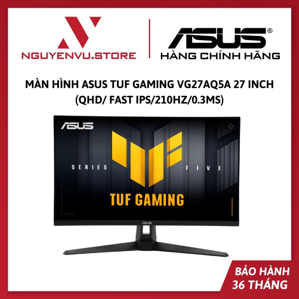Màn hình ASUS TUF Gaming VG27AQ5A 27 inch, QHD/ Fast IPS/210Hz/0.3ms - Hàng chính hãng