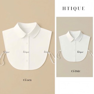  HTIQUE - Cổ sơ mi Đức dễ phối đồ Cổ áo sơ mi cổ sen tạo điểm nhấn outfit C01 