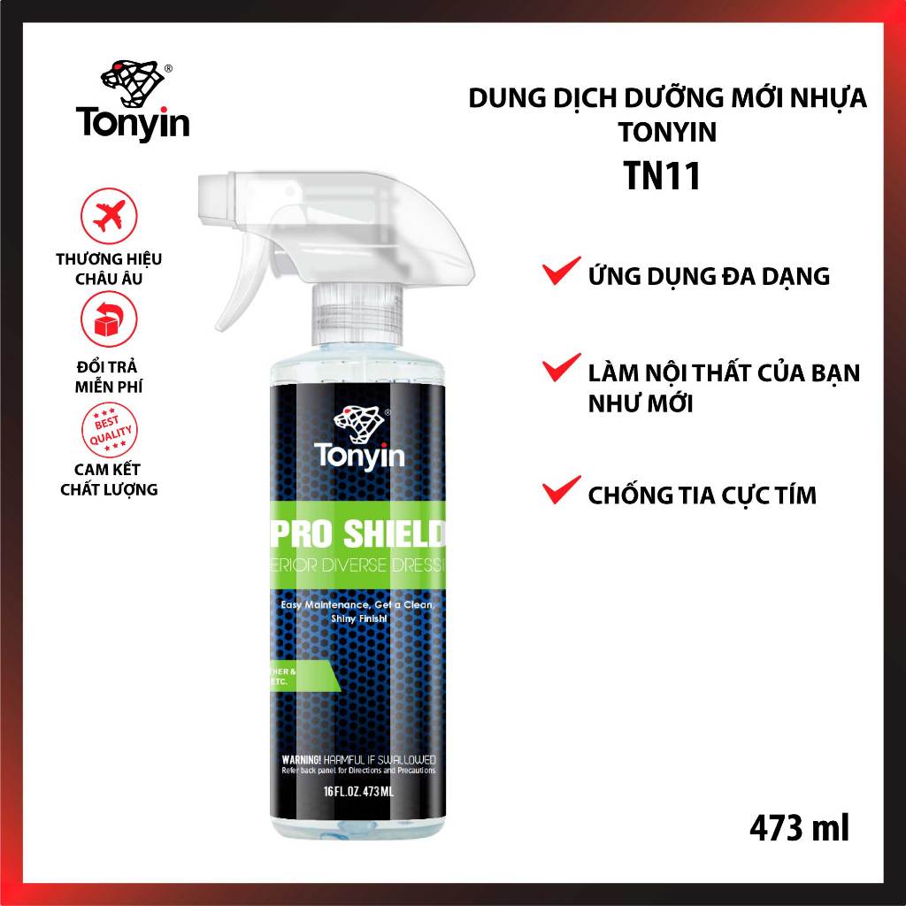 DUNG DỊCH VỆ SINH NHỰA ULTIMATE DIVERSE DRESSING TONYIN TN11 473ML