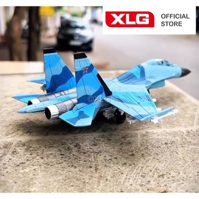 MÔ HÌNH MÁY BAY QUÂN SỰ RUSSIAN SU-30 MK2 1:100 [ARMY-BLUE]