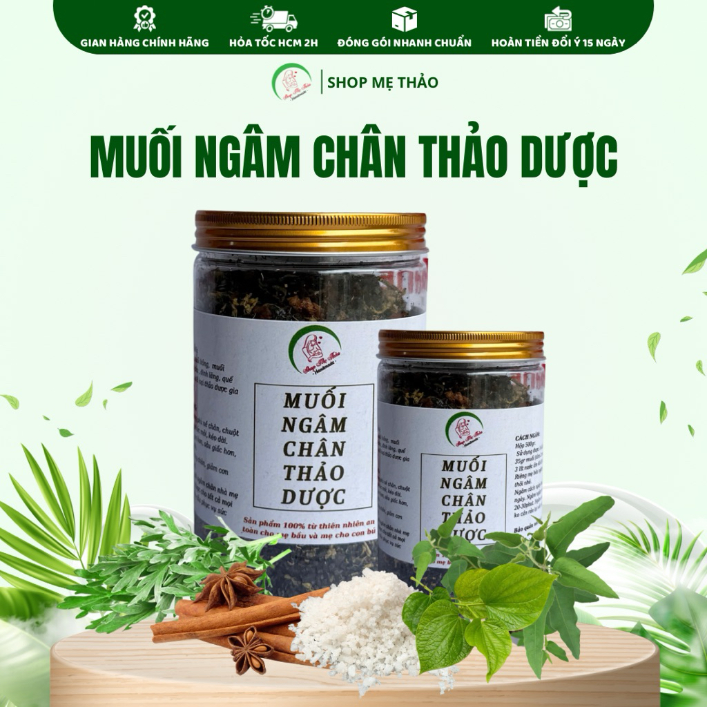 MUỐI NGÂM CHÂN THẢO DƯỢC