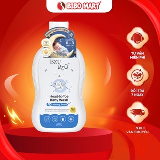   QT  Sữa tắm gội BZU BZU 200ml Cho Bé Từ Sơ Sinh Giúp Da Bé Luôn Mềm Mại Âm Mượt Tự Nhiên 