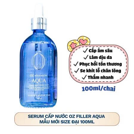 Serum Phục Hồi Da Mụn Oz Witch Recipe Filler Aqua (60ml)