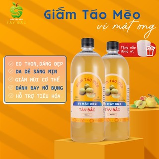 2 Chai Giấm Táo Mèo Mật Ong Tây Bắc Hữu Cơ Giảm Cân An Toàn Hiệu Quả Nhất Cấp Tốc