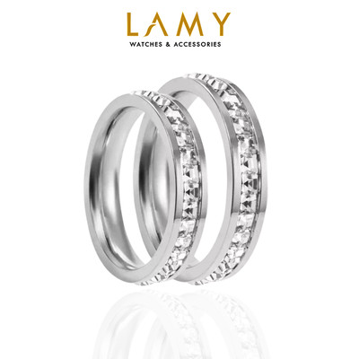 Nhẫn nam nữ LAMY Eternity Ring Silver 8022