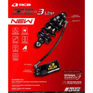  Phuộc RCB Bình Dầu   DB - 3 LINE   Dùng Cho Ex135   Ex150   Ex155   Winner V1 V2 V3 V4   Sonic Hàng Chính Hãng RCB >>>> 