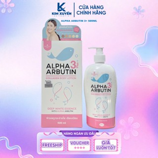  Sữa dưỡng thể body PRECIOUS SKIN Alpha Arbutin 3Plus+ Collagen - Chai 500ml Lotion Dưỡng Body Làm Đẹp Da 