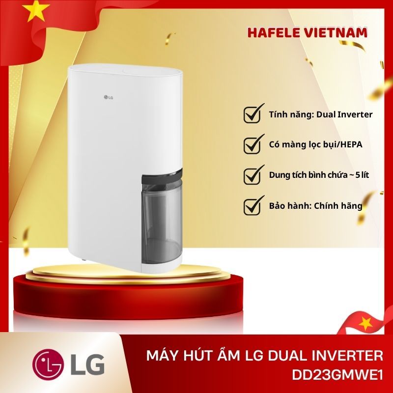 Máy Hút Ẩm LG DD23GMWE1 – Thiết Kế Hiện Đại, Hoạt Động Êm Ái, Tiết Kiệm Điện – FEM