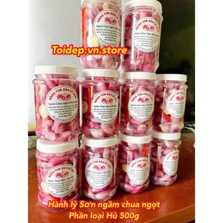 Hành tím ngâm chua ngọt nhà làm thơm ngon chất lượng giòn tan 1 hủ 500g,tốt cho sức khỏe,tiêu hóa..