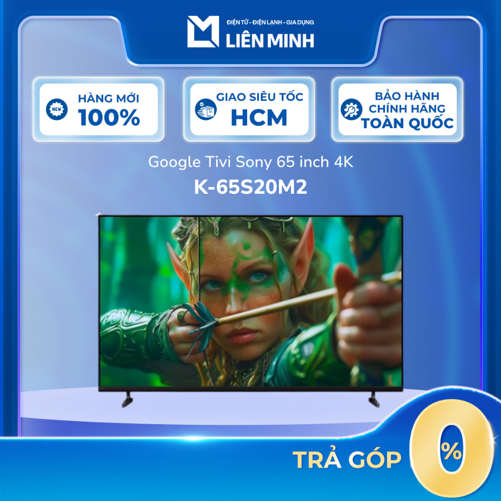 Google Tivi Sony 65 Inch 4K K-65S20M2 [SHIP 0Đ HCM]